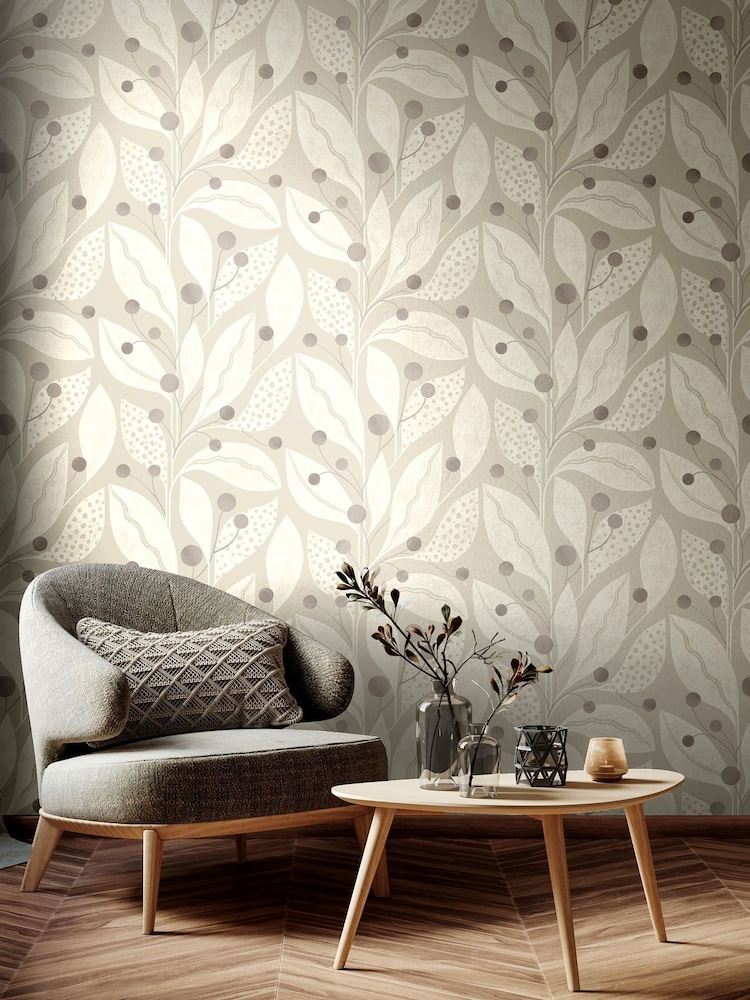 Ohpopsi Dove Berry Dot 10M Wallpaper - Image 1 of 2
