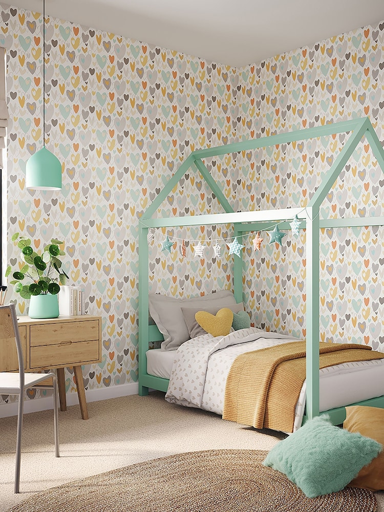 Ohpopsi Honey Mallow Pop Hearts 10M Wallpaper - Image 1 of 2