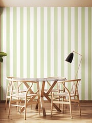 Ohpopsi Fennel Bloc Stripe 10M Wallpaper - Image 1 of 3