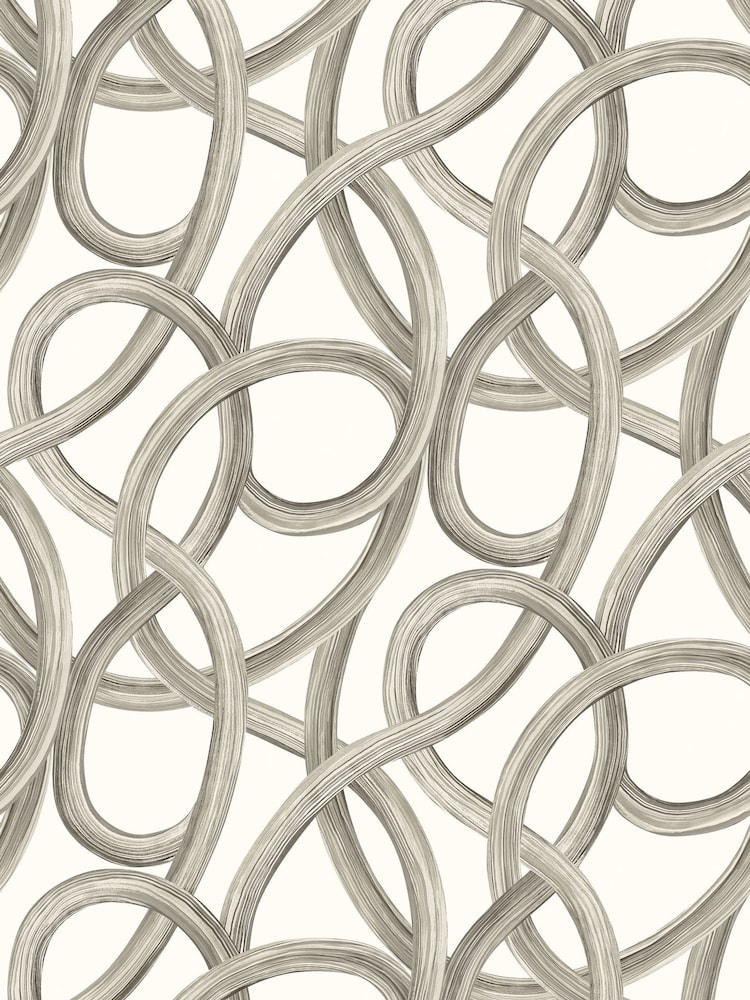 Ohpopsi Concrete Twisted Geo 10M Wallpaper - Image 2 of 3