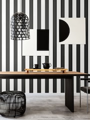 Ohpopsi Midnight Bloc Stripe 10M Wallpaper - Image 3 of 3