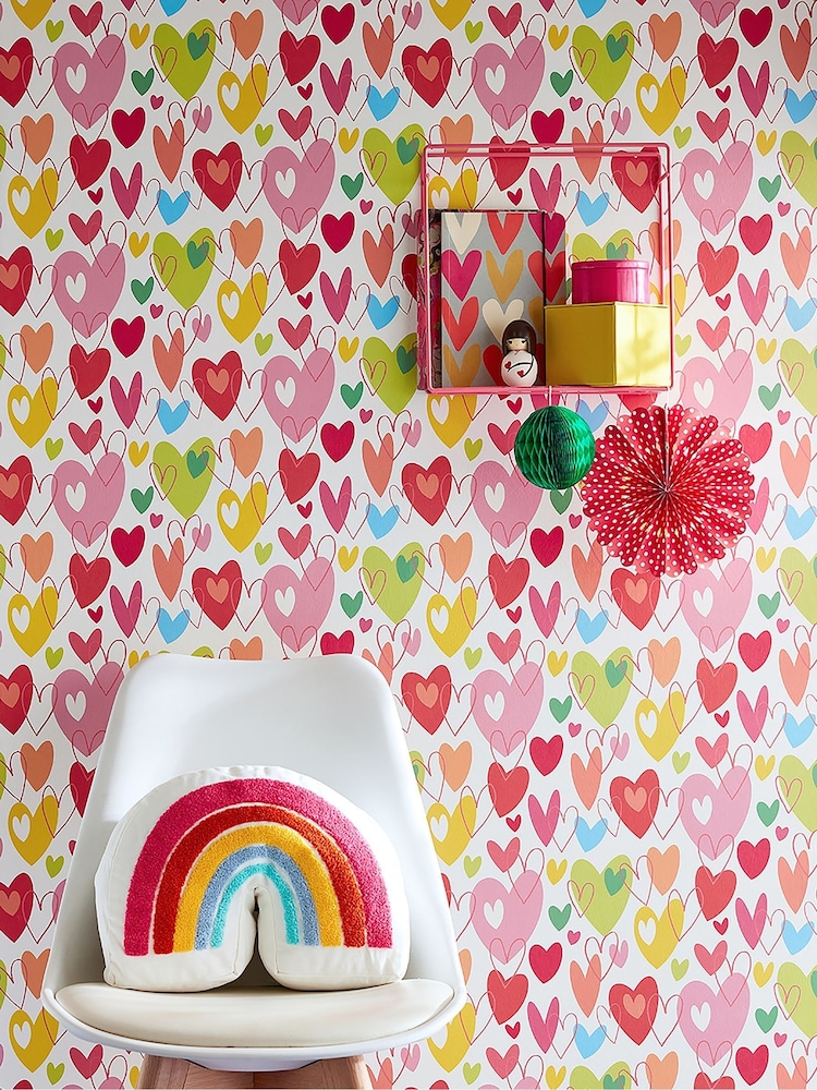 Ohpopsi Tutti Frutti Pop Hearts 10M Wallpaper - Image 1 of 3