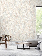 Ohpopsi Parchment Verdure 10M Wallpaper - Image 1 of 3