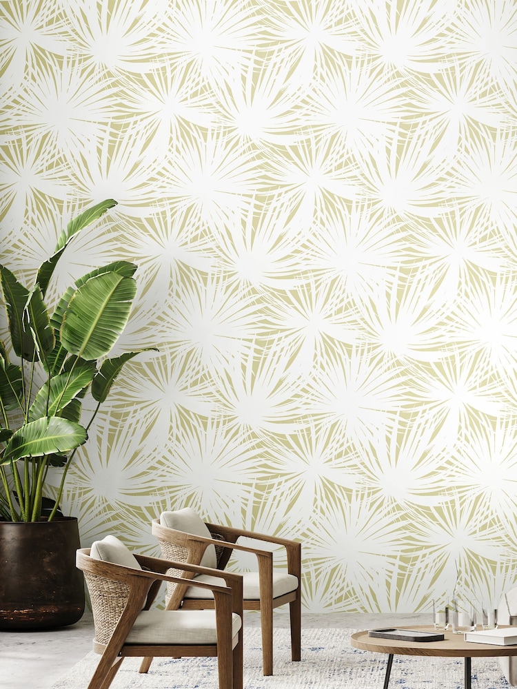 Ohpopsi Moss Palm Silhouette 10M Wallpaper - Image 1 of 3