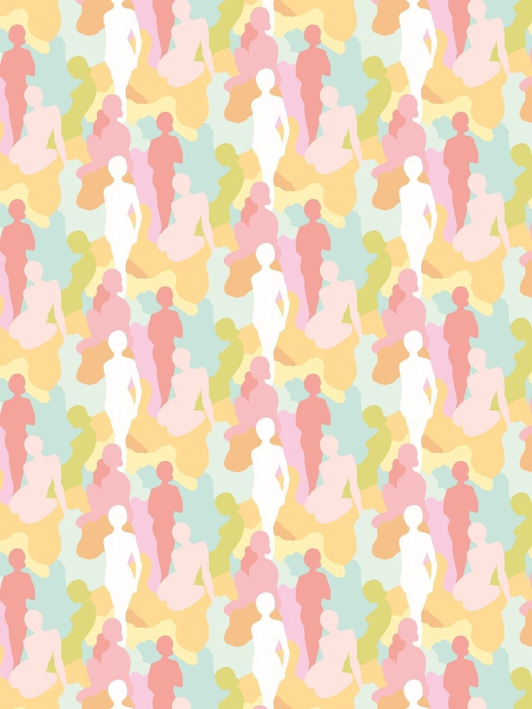 Ohpopsi Citrus Punch Silhouette 10M Wallpaper - Image 2 of 3
