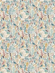 Ohpopsi Teal and Cinnamon Verdure 10M Wallpaper - Image 2 of 2