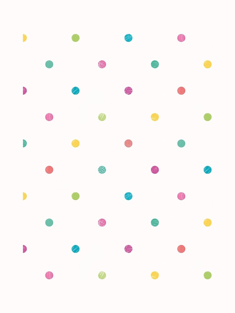 Ohpopsi Emerald and Cerise Doodle Spot 10M Wallpaper - Image 2 of 2