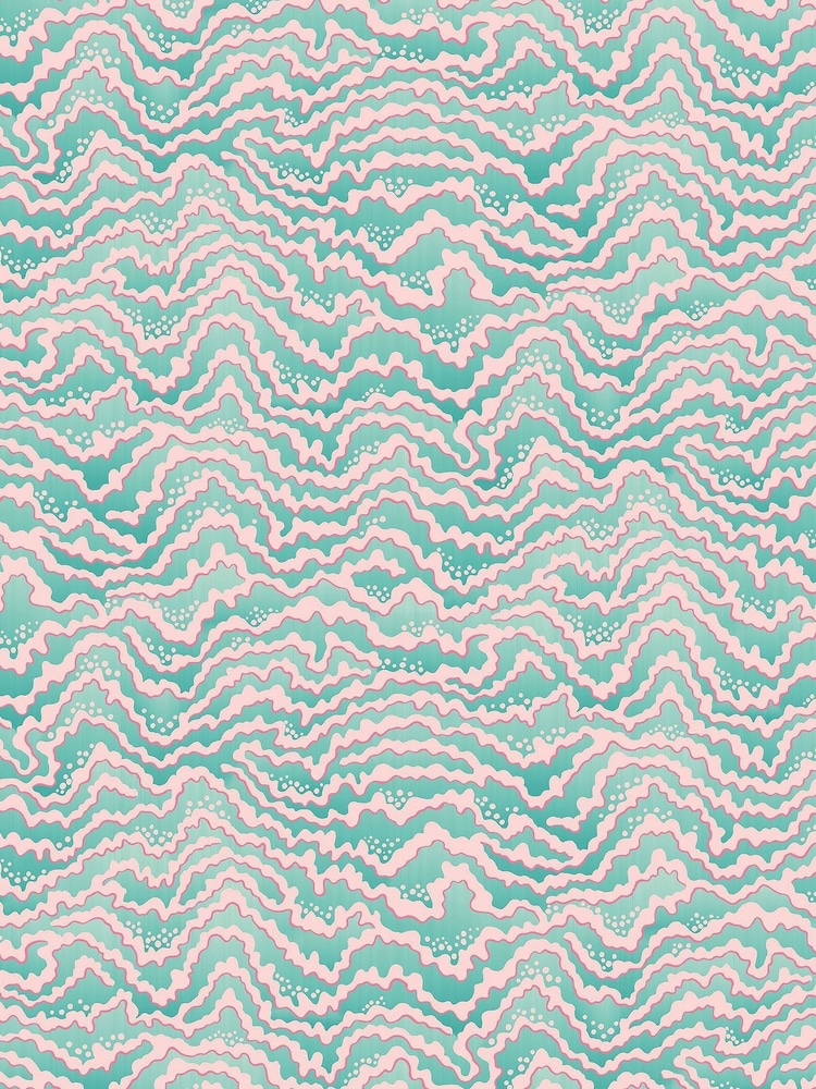 Ohpopsi Bubblegum and Mint Contour 10M Wallpaper - Image 3 of 3