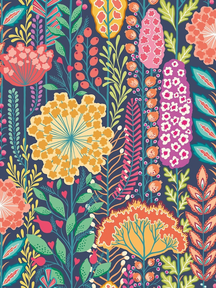 Ohpopsi Prussian Seedheads 10M Wallpaper - Image 4 of 4