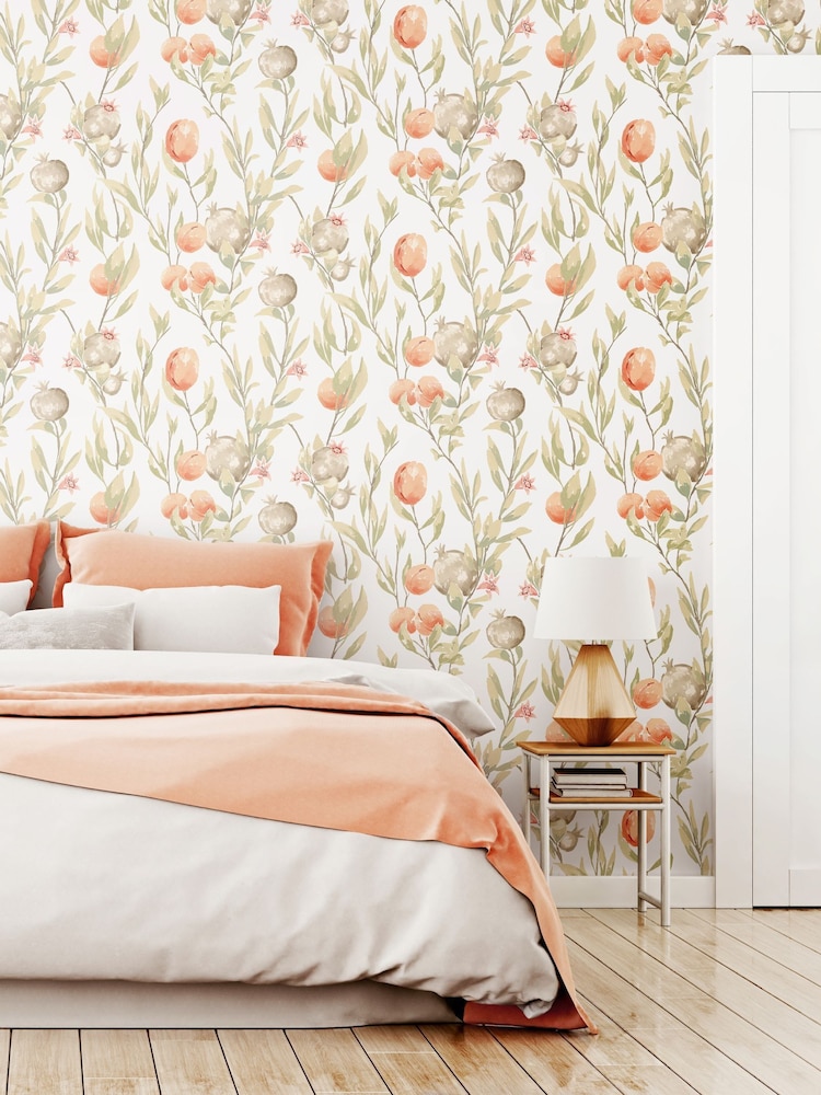 Ohpopsi Blossom Pomegranate Trail 10M Wallpaper - Image 2 of 3