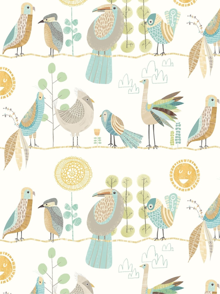 Ohpopsi Popcorn Feather Fandango 10M Wallpaper - Image 2 of 2