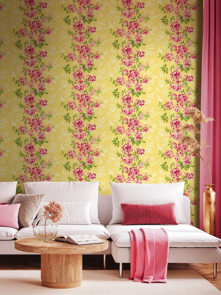 Ohpopsi Ruby and Buttercup Sakura 10M Wallpaper - Image 1 of 2
