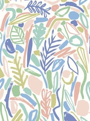 Ohpopsi Periwinkle Verdure 10M Wallpaper - Image 1 of 2