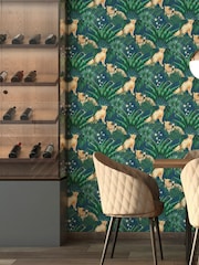 Ohpopsi Ink Jungle Cheetah 10M Wallpaper - Image 2 of 3