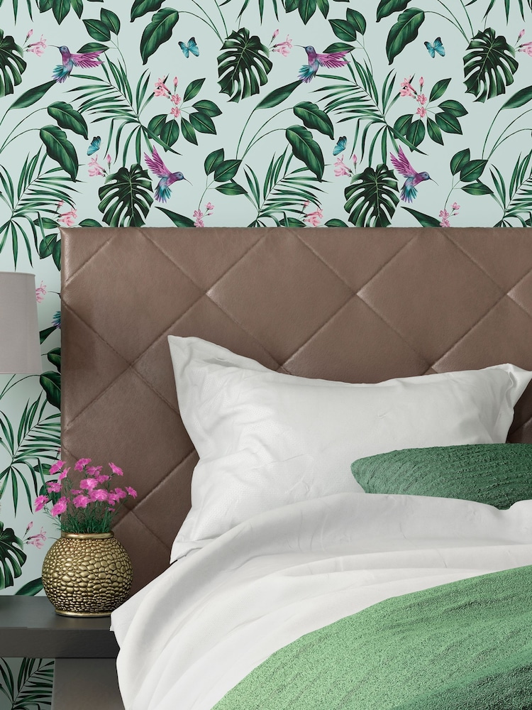 Ohpopsi Duck Egg Hummingbird 10M Wallpaper - Image 2 of 3