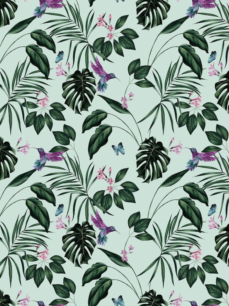 Ohpopsi Duck Egg Hummingbird 10M Wallpaper - Image 3 of 3