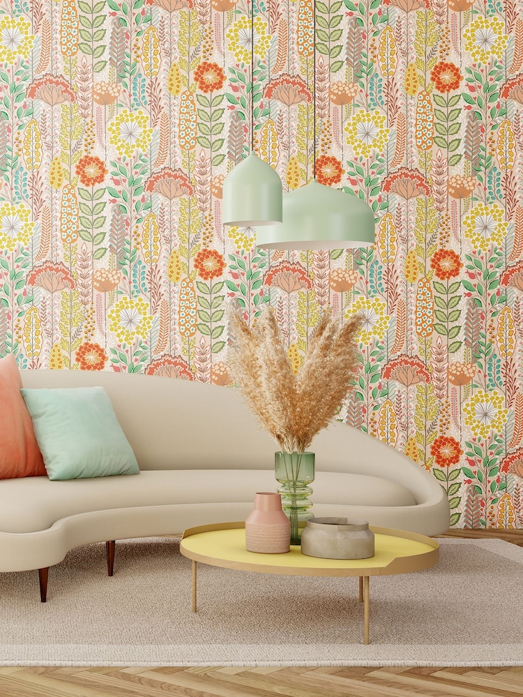 Ohpopsi Ballet Slipper Seedheads 10M Wallpaper - Image 1 of 4