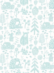 Ohpopsi Bluejay Honeywood Bears 10M Wallpaper - Image 2 of 2