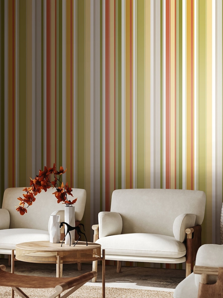 Ohpopsi Fern Twist Barcode 10M Wallpaper - Image 1 of 4