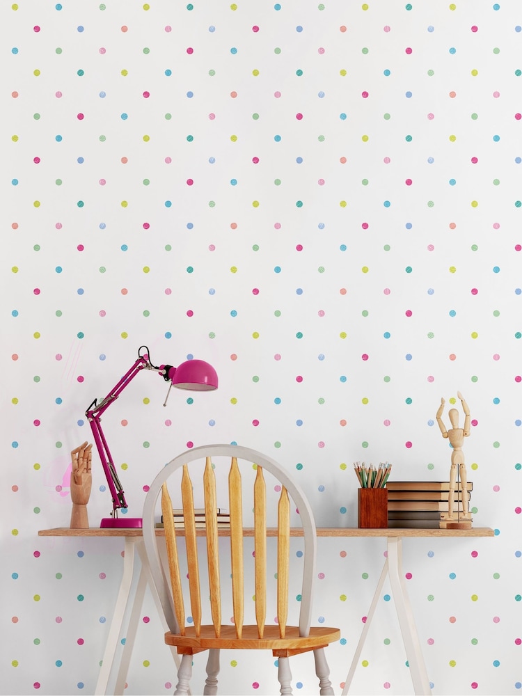 Ohpopsi Candy Apple Doodle Spot 10M Wallpaper - Image 1 of 2