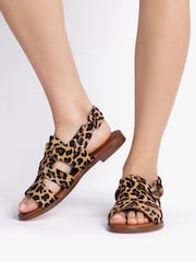 Penelope Chilvers Biscay Pony Sandals - Image 1 of 5