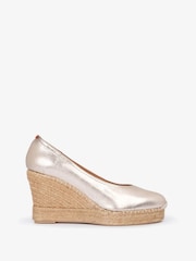 Penelope Chilvers Scoop Leather Espadrille Shoes - Image 1 of 4