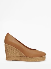 Penelope Chilvers Scoop Leather Espadrille Shoes - Image 1 of 3