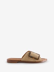 Penelope Chilvers Natural Biarritz Buckle Sandals - Image 2 of 5
