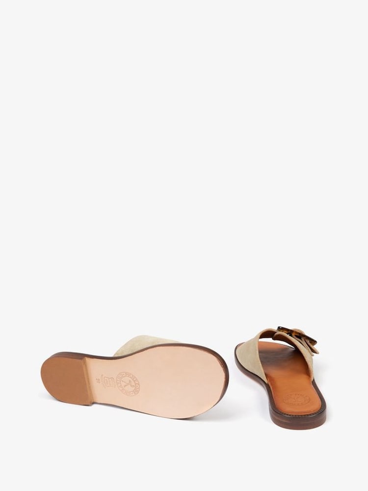 Penelope Chilvers Natural Biarritz Buckle Sandals - Image 4 of 5