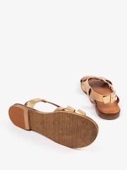 Penelope Chilvers Gold Buttercup Leather Sandals - Image 5 of 5