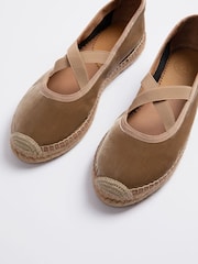 Penelope Chilvers Chico Velvet Espadrille Shoes - Image 4 of 4