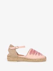 Penelope Chilvers Pink Low Mary Jane Dali Espadrille Shoes - Image 2 of 5