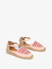 Penelope Chilvers Pink Low Mary Jane Dali Espadrille Shoes - Image 3 of 5