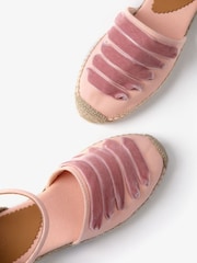 Penelope Chilvers Pink Low Mary Jane Dali Espadrille Shoes - Image 5 of 5
