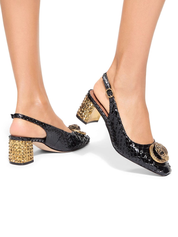 Kurt Geiger London Chelsea Block Slingback Shoes - Image 1 of 5 Kurt Geiger London Chelsea Block Slingback Shoes - Image 1 of 5