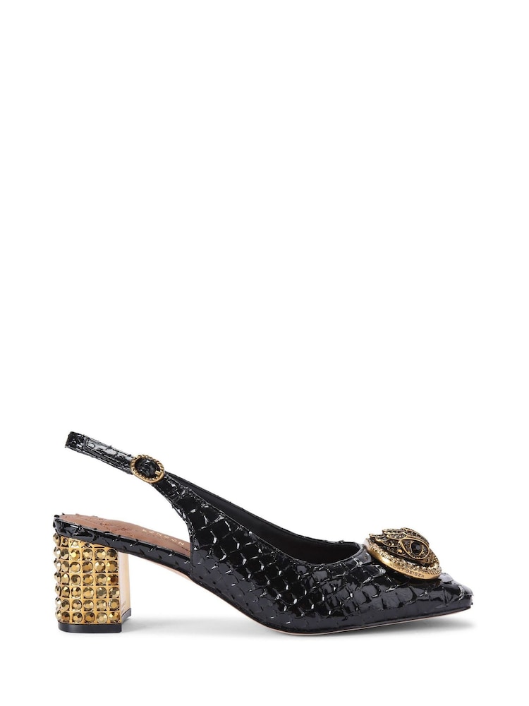 Kurt Geiger London Chelsea Block Slingback Heels - Image 2 of 5