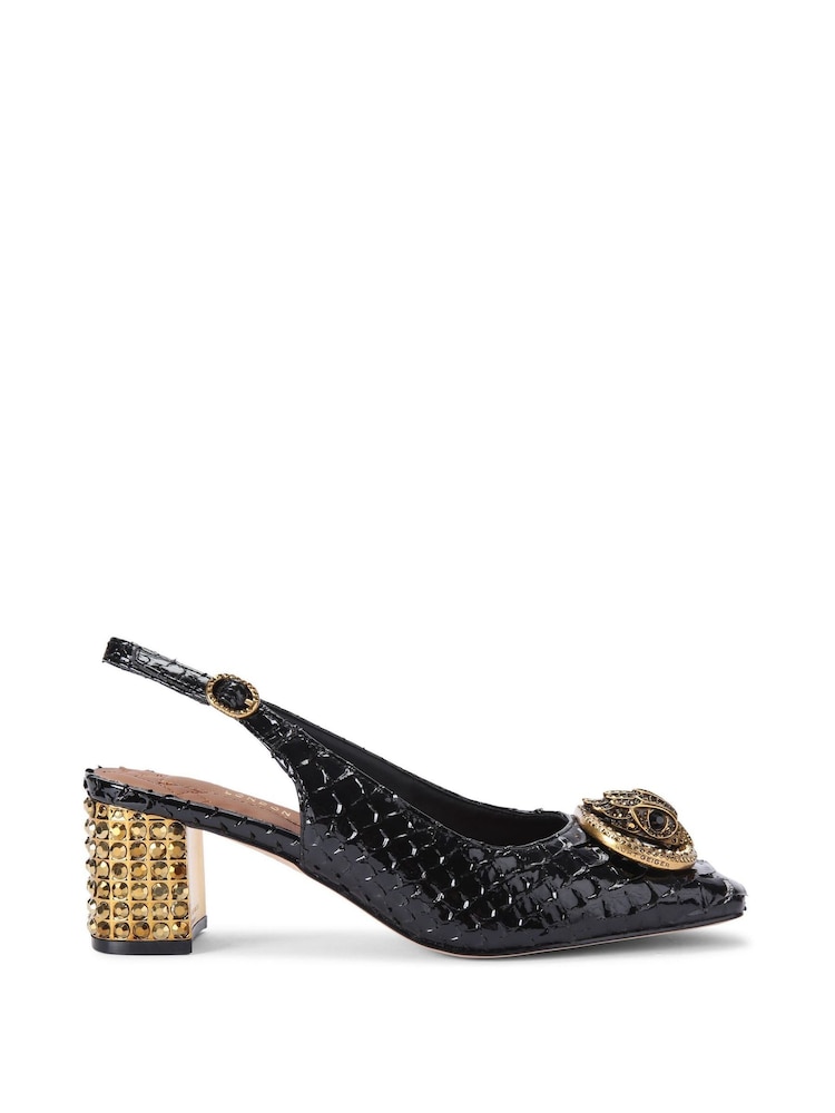 Kurt Geiger London Chelsea Block Slingback Shoes - Image 2 of 5 Kurt Geiger London Chelsea Block Slingback Shoes - Image 2 of 5