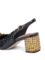 Kurt Geiger London Chelsea Block Slingback Heels - Image 4 of 5