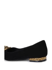 Kurt Geiger London Chelsea Point Flat Black Shoes - Image 3 of 5