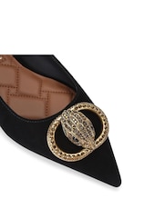 Kurt Geiger London Chelsea Point Flat Black Shoes - Image 4 of 5