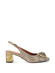 Kurt Geiger London Chelsea Block Slingback Heels - Image 2 of 5