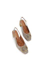 Kurt Geiger London Chelsea Block Slingback Heels - Image 3 of 5