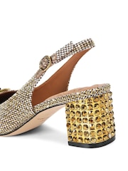 Kurt Geiger London Chelsea Block Slingback Heels - Image 4 of 5