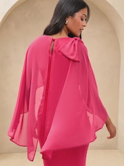 платье макси Lipsy Бант На плечах Лонгслив - Image 4 of 5