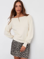 Threadbare Black Slash Neck Knitted Jumper 2 Pack - Image 1 of 4