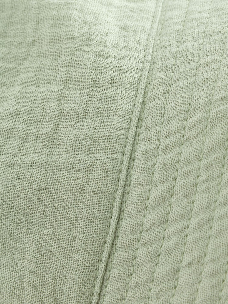 Sage Green And Stripe 100% Cotton Baby Bucket Hats 2 Pack (0mths-2yrs) - Image 7 of 7