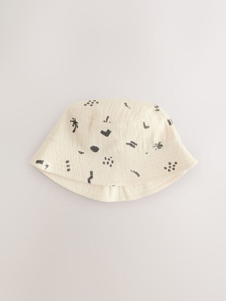Gris de charbon de bois - Lot de 2 chapeaux de seau bébé (0 mois à 2 ans) - Image 2 of 5