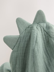 Green Dinosaur 100% Cotton Baby Legionnaire Hat (0mths-2yrs) - Image 5 of 6