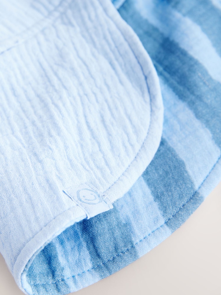 Blau gestreift - Legionärsmütze für Babys aus 100 % Baumwolle (0M.–2J.) - Image 3 of 7