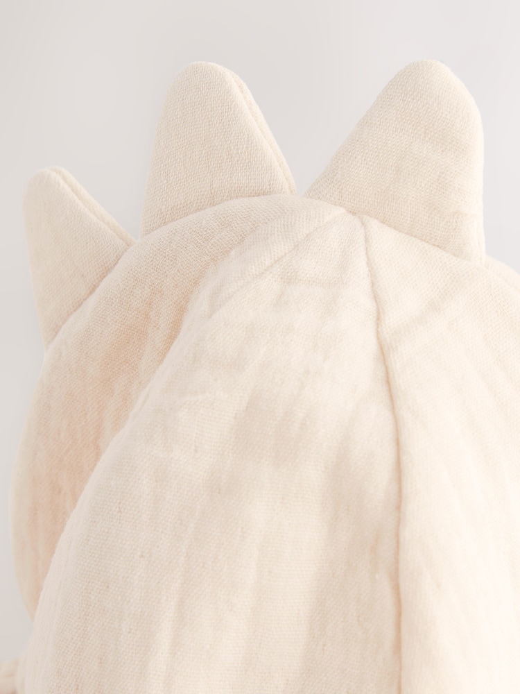 Neutral Dinosaur 100% Cotton Baby Legionnaire Hat (0mths-2yrs) - Image 4 of 5